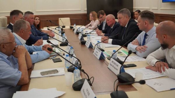 Губернатор Брянской области Александр Богомаз провел рабочую встречу с Александром Двойных