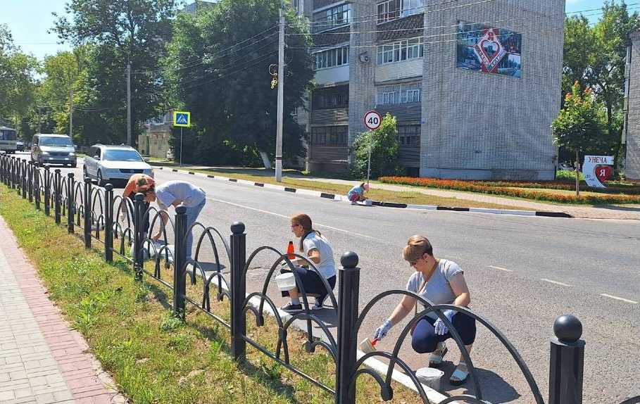 В Преддверии Дня города в Унече прошла санитарная пятница