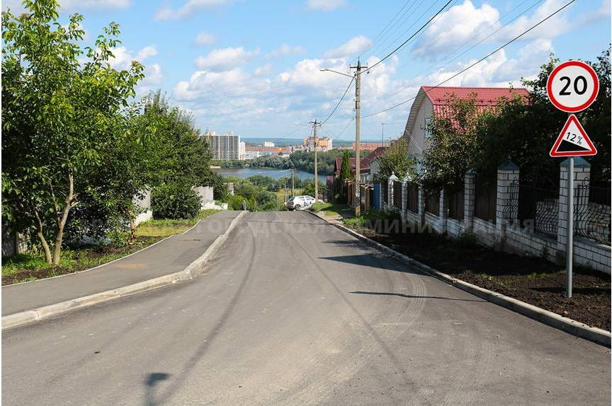 В Брянске завершился ремонт 1-го городищенского переулка