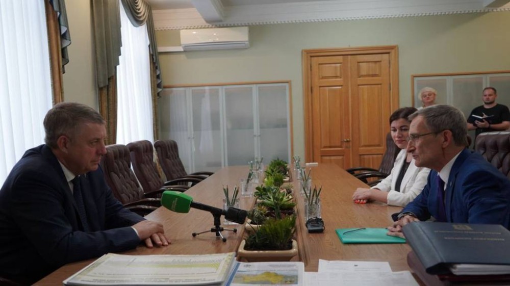 Брянский Губернатор Александр Богомаз встретился с членом ЦИК Левичевым