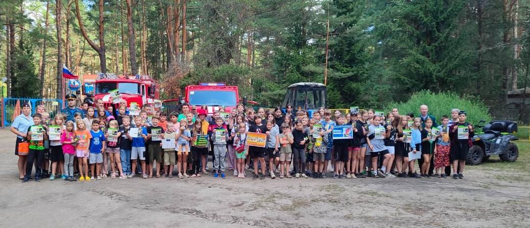 В Унече в детском оздоровительном лагере  «Ручеек» прошел «День безопасности»