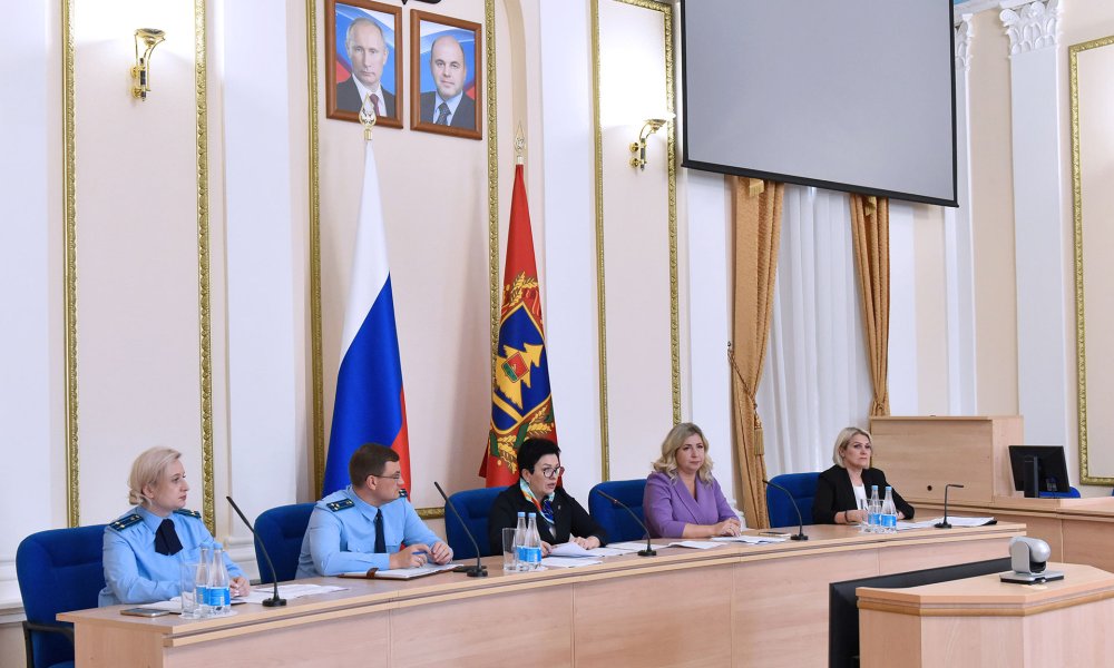 В Брянске прошло заседание комиссии по делам несовершеннолетних и защите их прав при  областном Правительстве