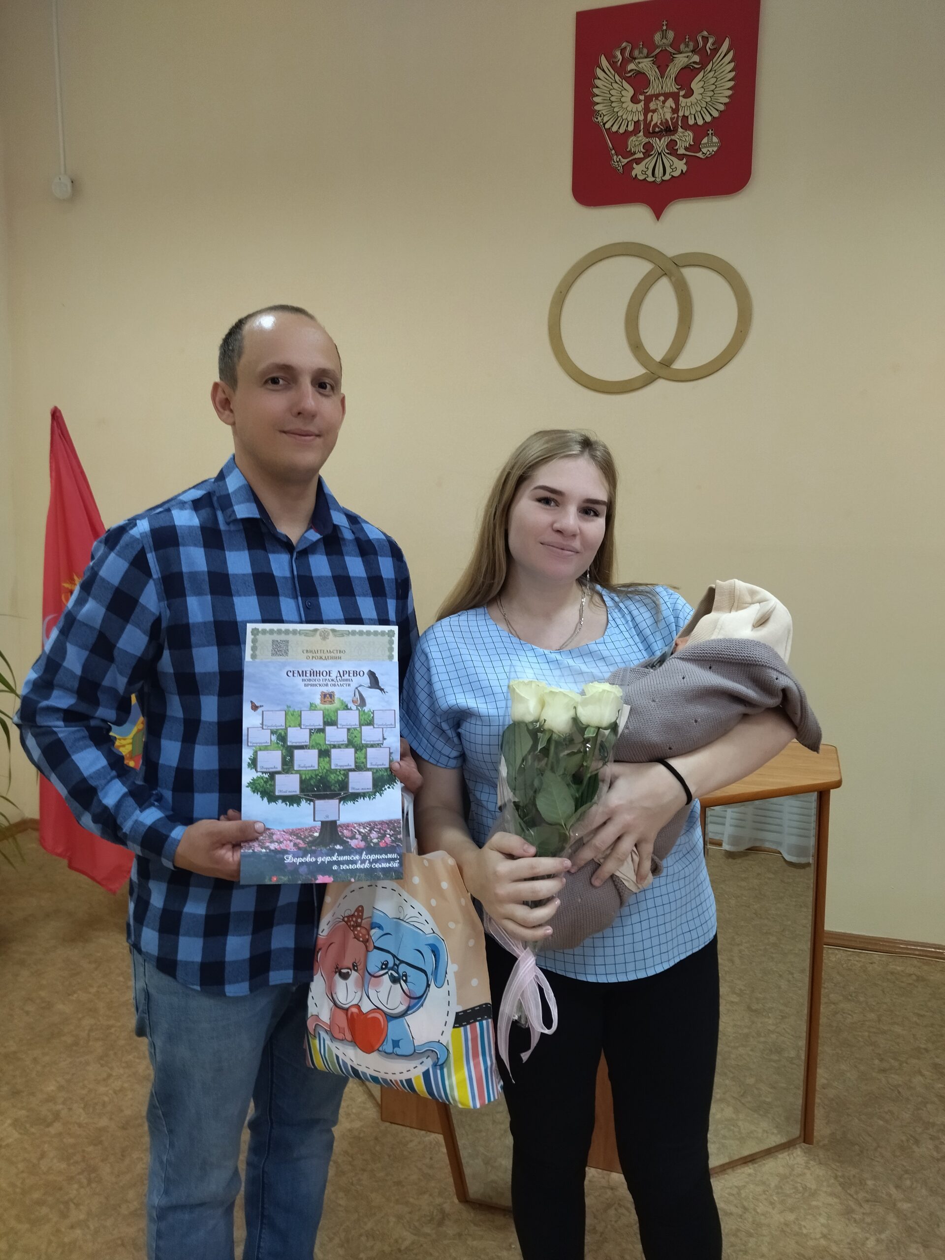 В Унечском районе родился 100-й ребёнок