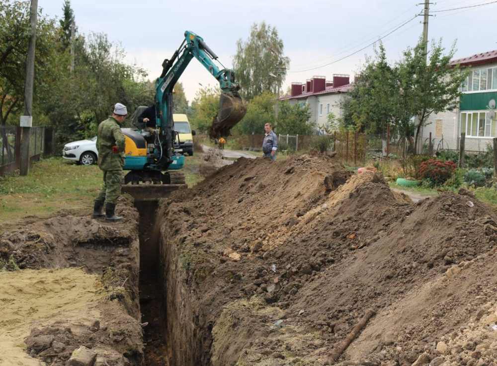 В Лопандино идут масштабные работы по замене водопровода