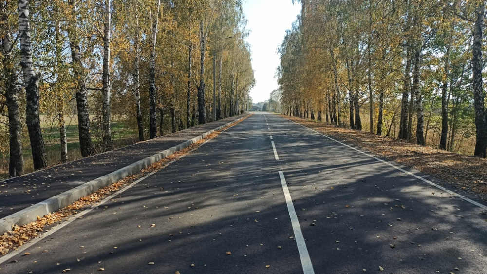 По нацпроекту капитально отремонтировали участок дороги «Брянск-Новозыбков»-Кокино-Скуратово