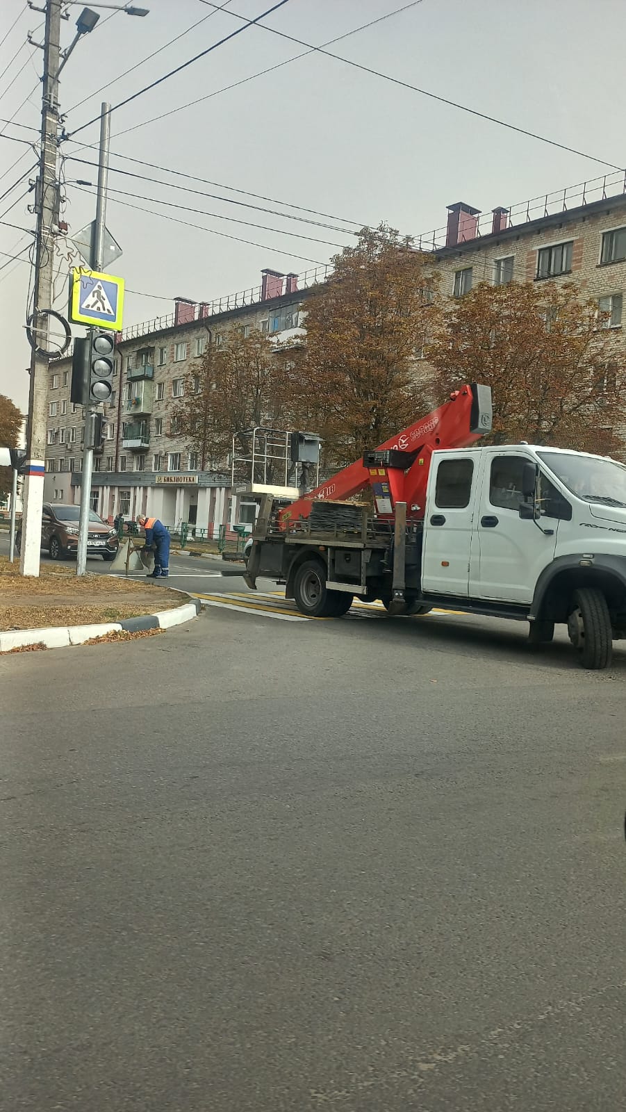 В Унече на опасном перекрёстке установили светофоры