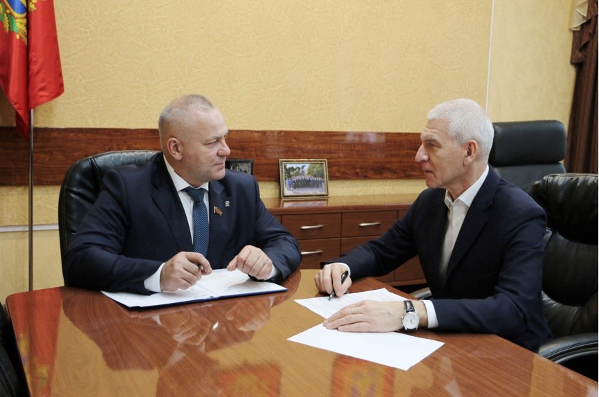 Спикер Брянской облдумы Суббот встретился с депутатом Госдумы Матыциным