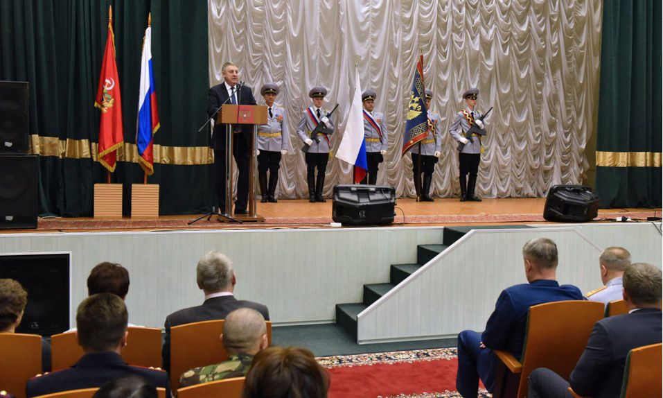 Александр Богомаз поздравил коллектив филиала Орловского юридического института МВД РФ