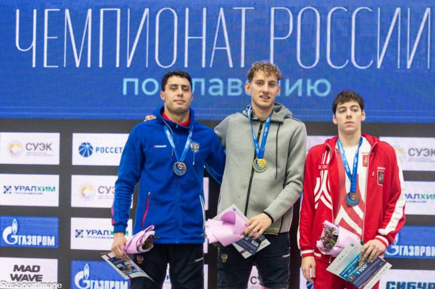 Брянский пловец Илья Бородин завоевал два золота чемпионата России