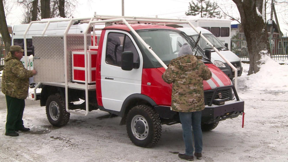 Брянские лесники получили новый спецавтомобиль