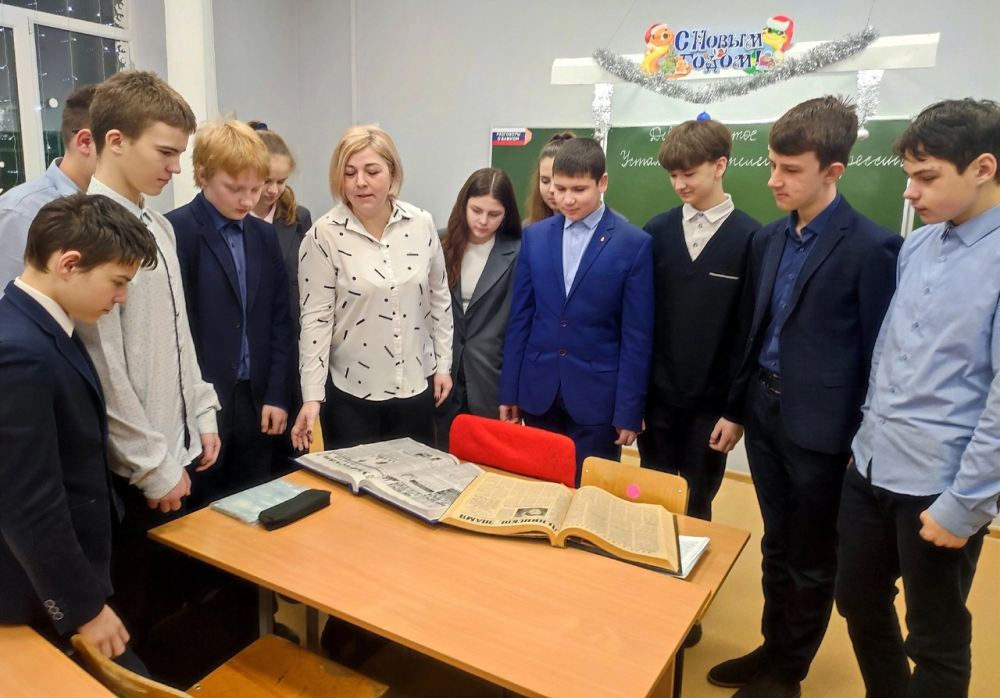 В Унече школьников познакомили с профессией журналиста