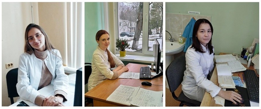 Дружный коллектив Унечской ЦРБ продолжает пополняться молодыми специалистами