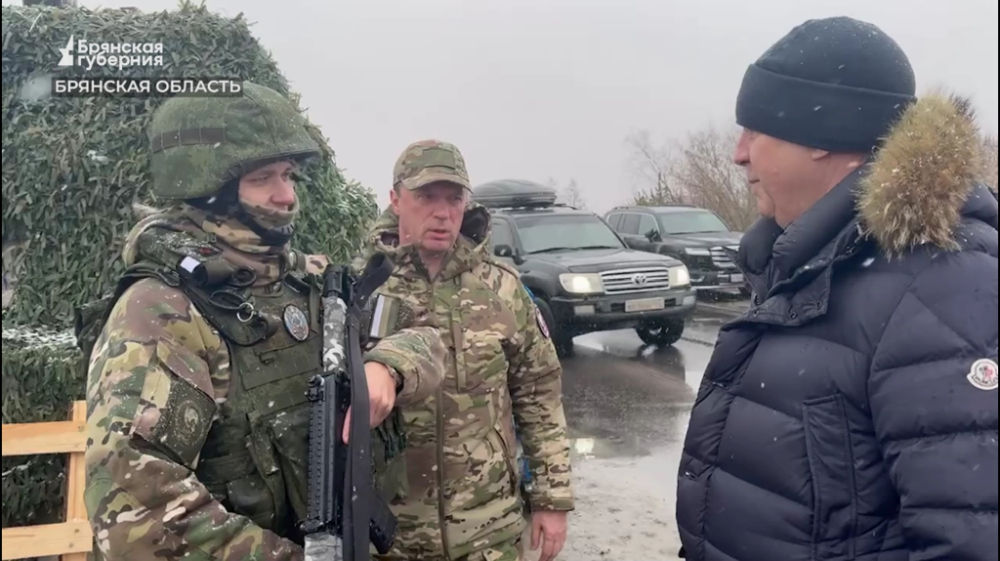 Губернатор Александр Богомаз проверил несение службы бойцов «БАРС-Брянск»