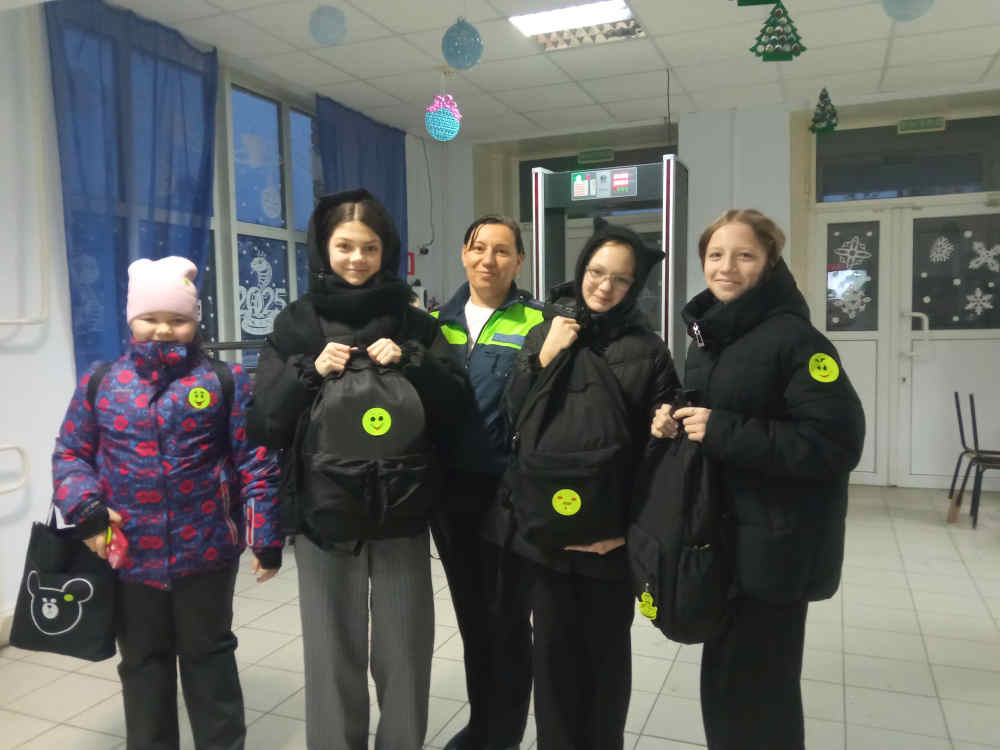 В Унече у школьников проверили наличие световозвращающих элементов