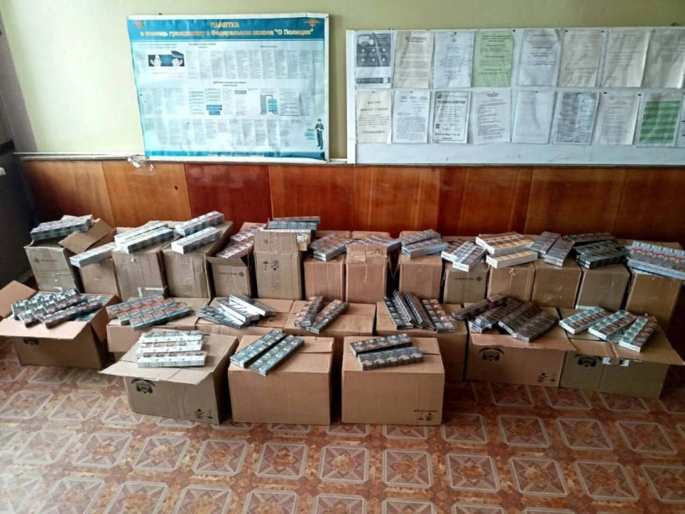 В Унече полицейские изъяли партию незаконной табачной продукции