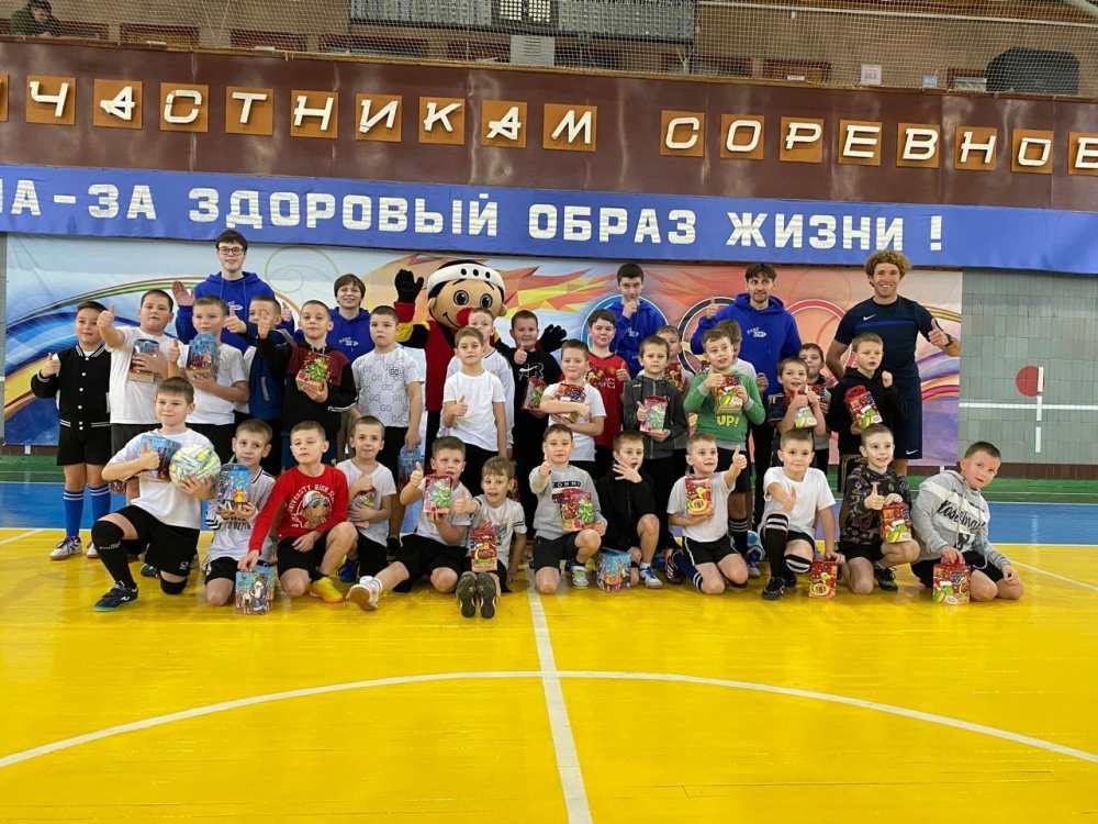 В спортшколе «Электрон» г. Унеча провели мастер-класс для юных футболистов