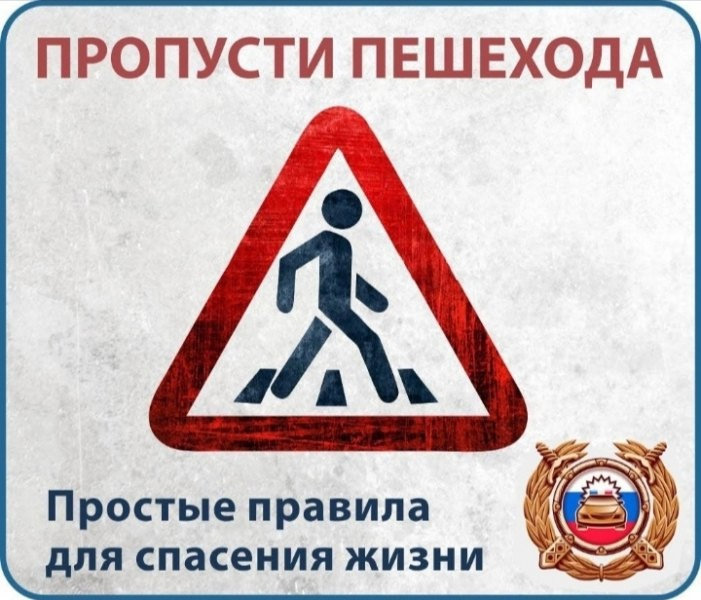 Госавтоинспекция МО МВД России «Унечский» напоминает водителям о необходимости снижать скорость перед пешеходным переходом
