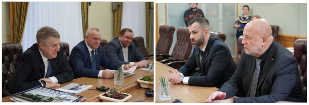 Губернатор Александ Богомаз встретился с учредителем и гендиректором ООО «Термотрон-Завод»