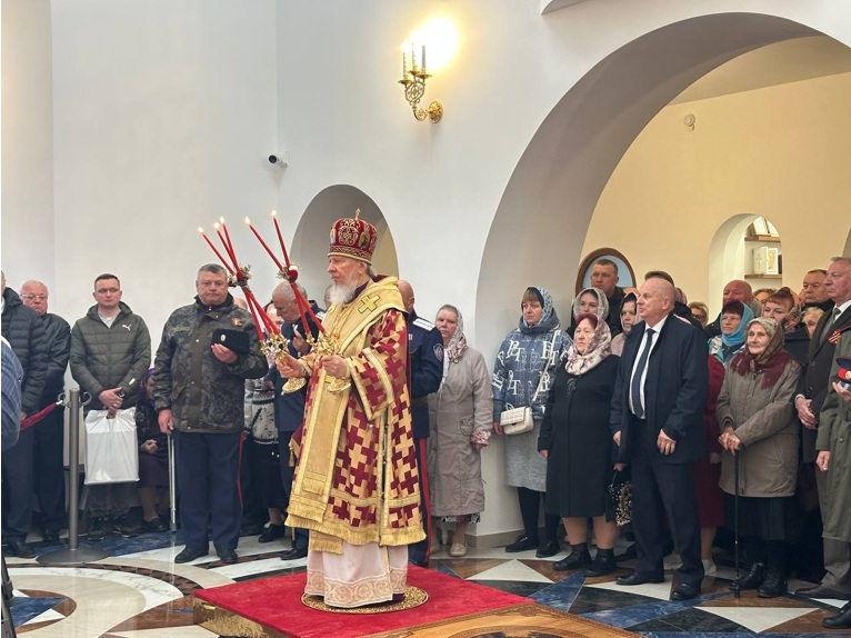 В Меленске освятили храм, построенный на пожертвования семьи брянского губернатора