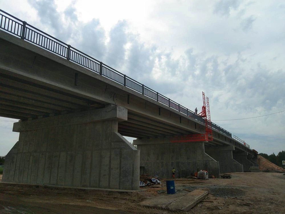 В Унече капитальный ремонт путепровода идет с опережением графика