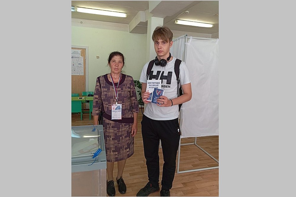 В Унечском районе на выборах Губернатора активно голосуют молодые избиратели