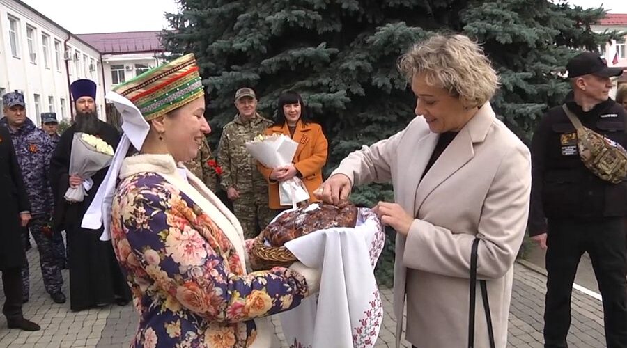 Стародуб посетила биатлонистка Ольга Зайцева