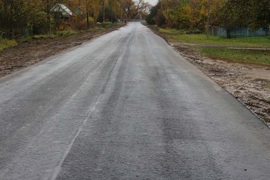 В Суземском районе Брянщины благоустроили дорогу на улице Новой