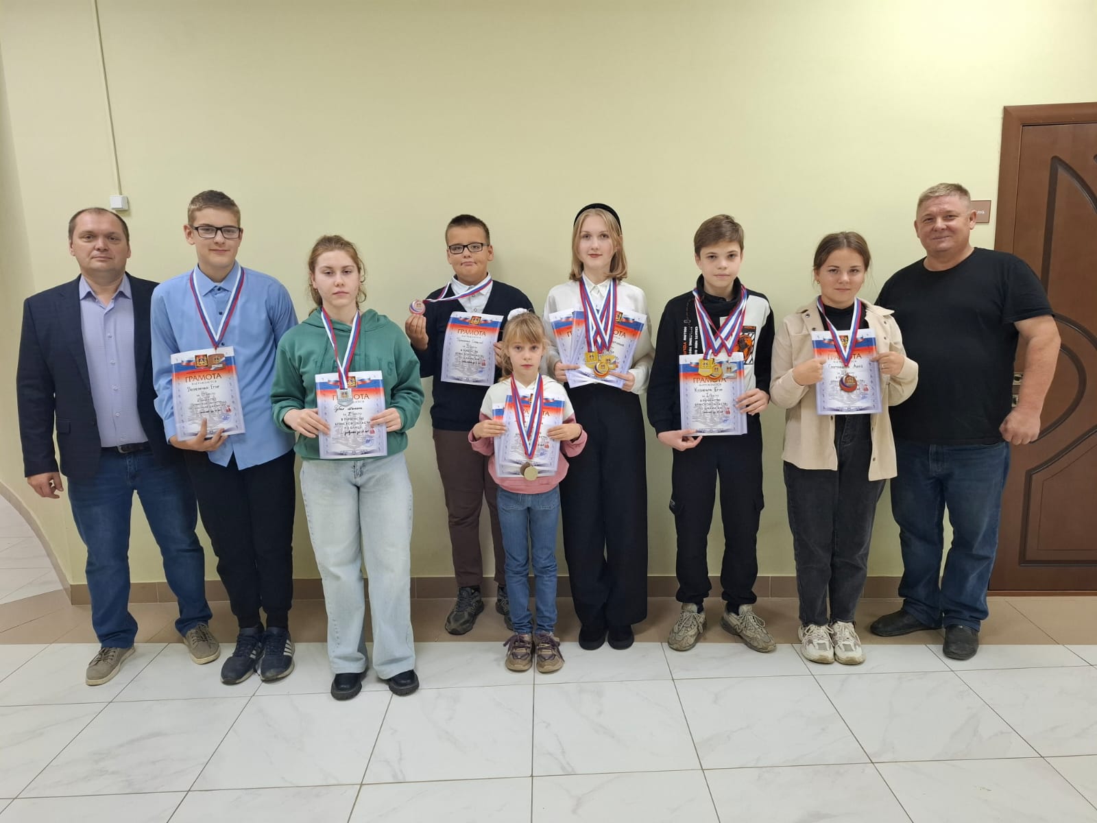 Унечские шахматисты вернулись с первенства области с наградами