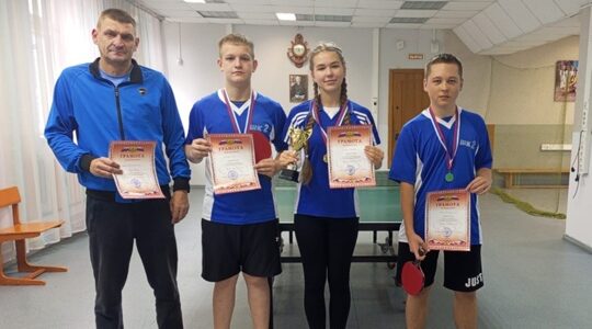 В Унече прошел турнир по настольному теннису