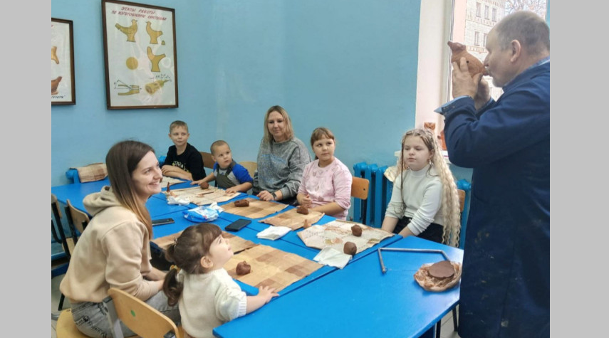 В Унече провели мастер-класс для детей Героев СВО