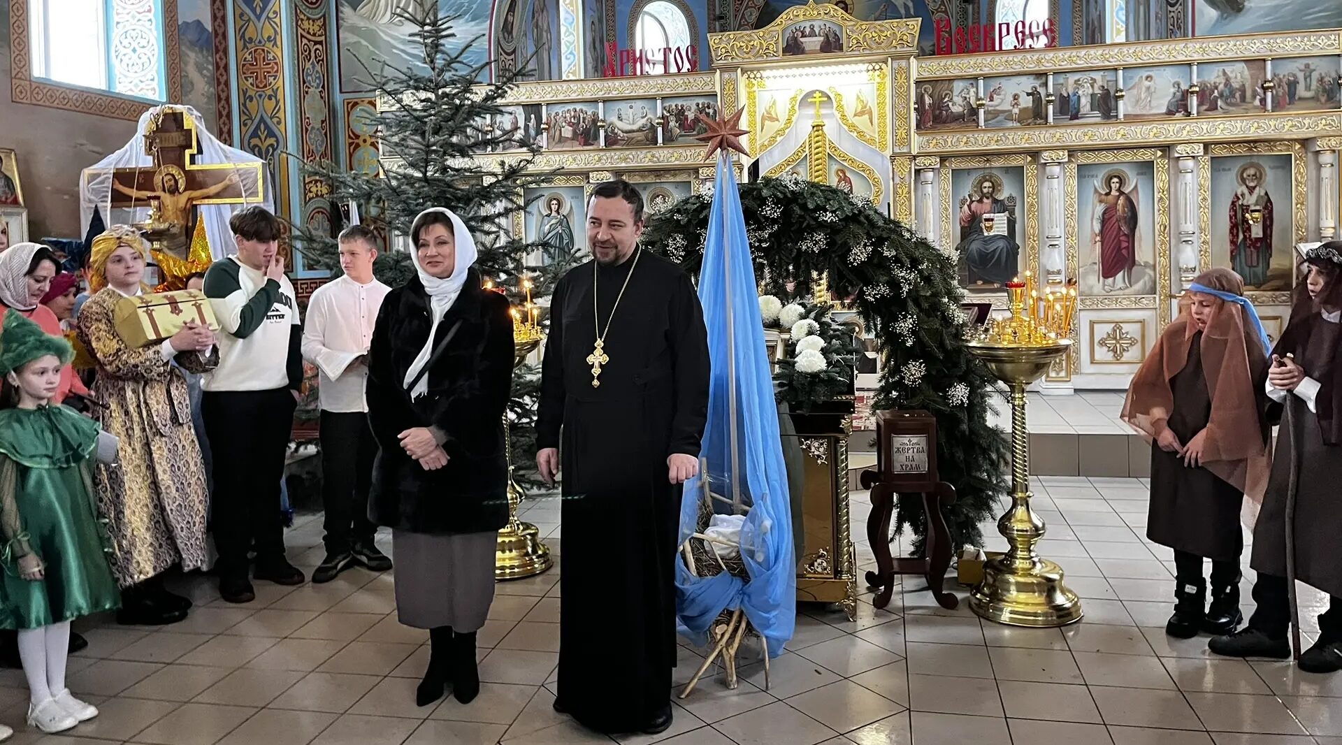 В Унече в воскресной школе  отметили Рождество