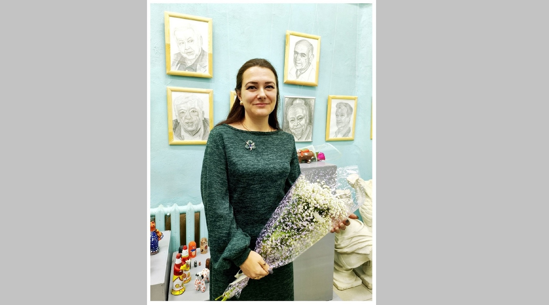 В Унечской ДХШ проходит персональная выставка Алёны Андреевны Березовской