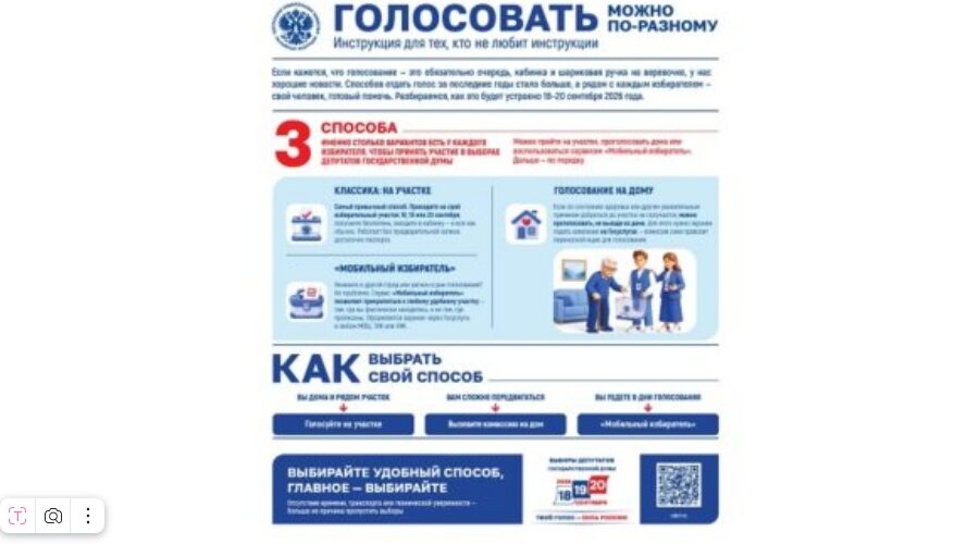 Жителям Брянщины рассказали о способах голосования