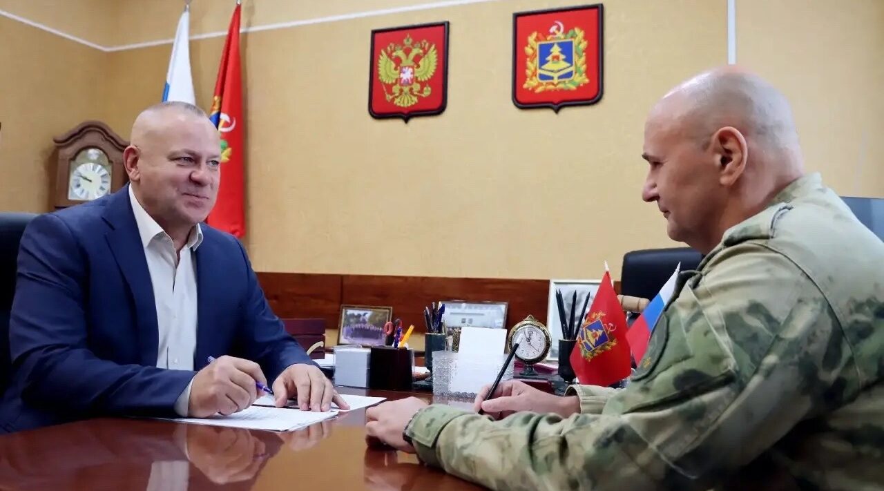 Валентин Суббот провел рабочую встречу с директором Центра спецназначения Владимиром Редько